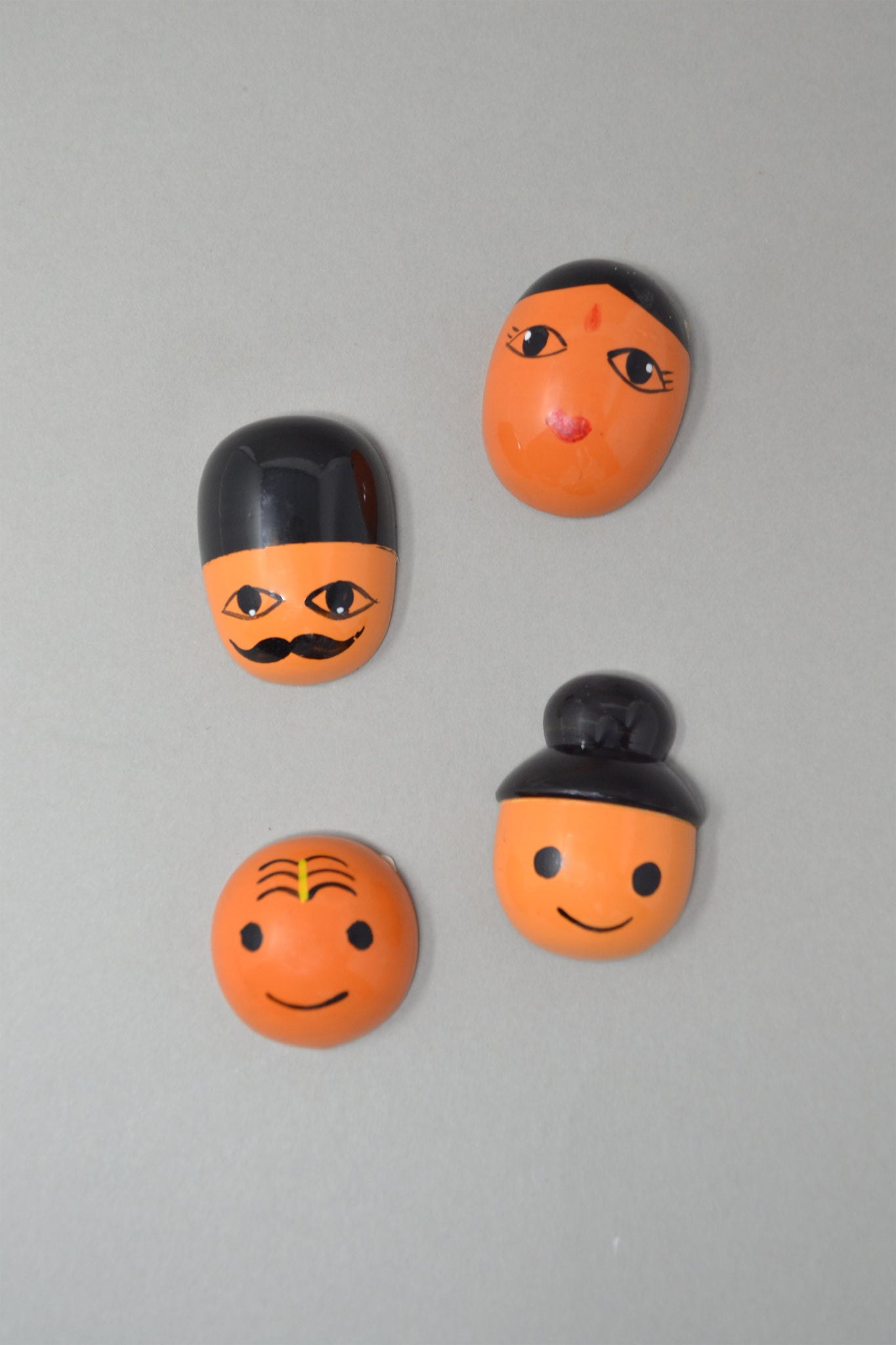 Faces of India Fridge Magnets