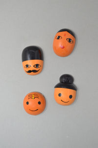 Faces of India Fridge Magnets