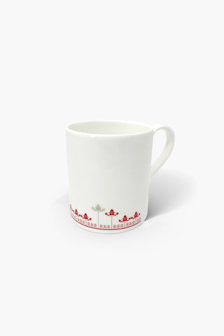 Silver Hyacinth Coffee Mug