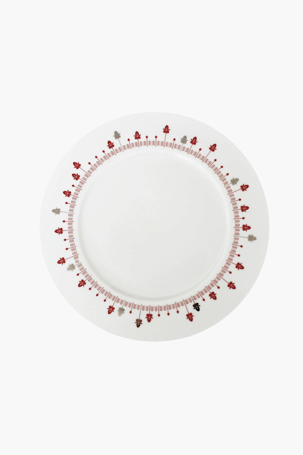 Silver Hyacinth Dinner Plate