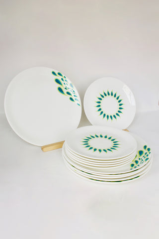 Peacock II Dinnerware - Set of 6