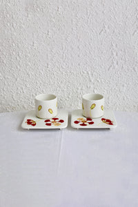 Gulmohar Cup & Saucer - Set of 2