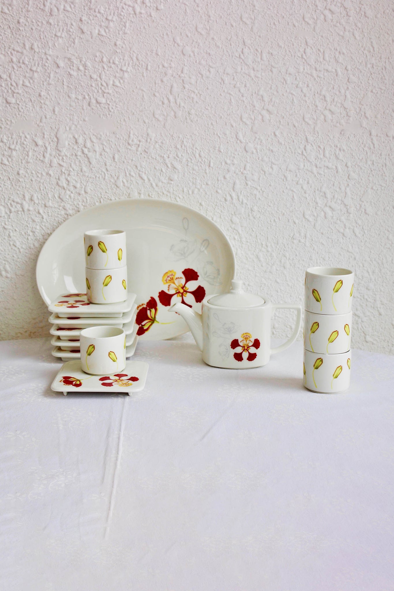 Gulmohar Tea Set 2