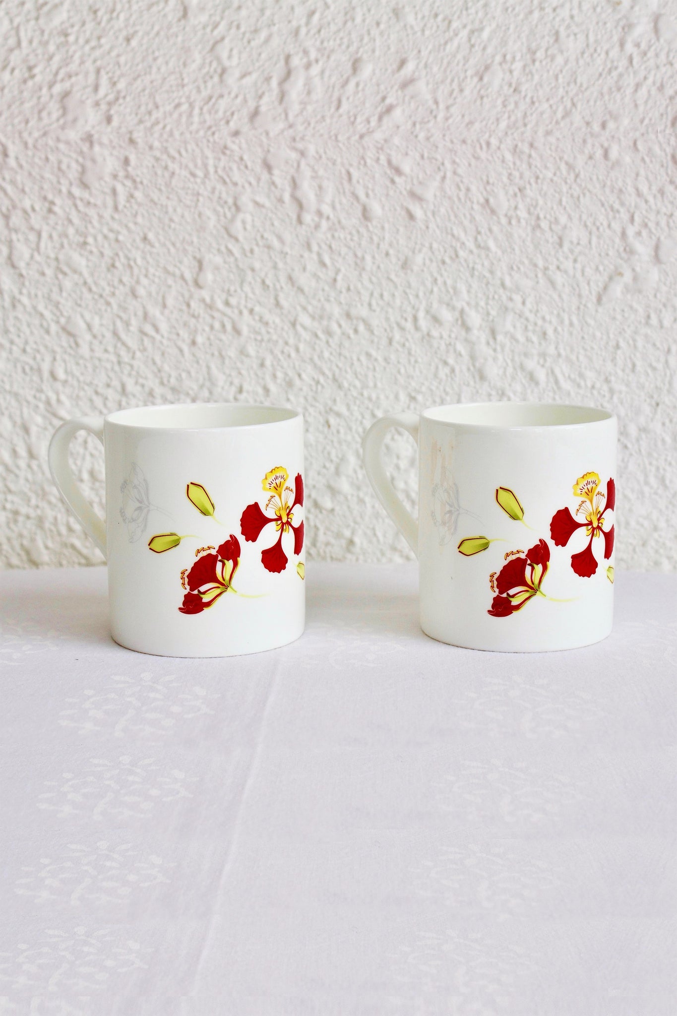 Gulmohar Coffee Mugs - Set of 2